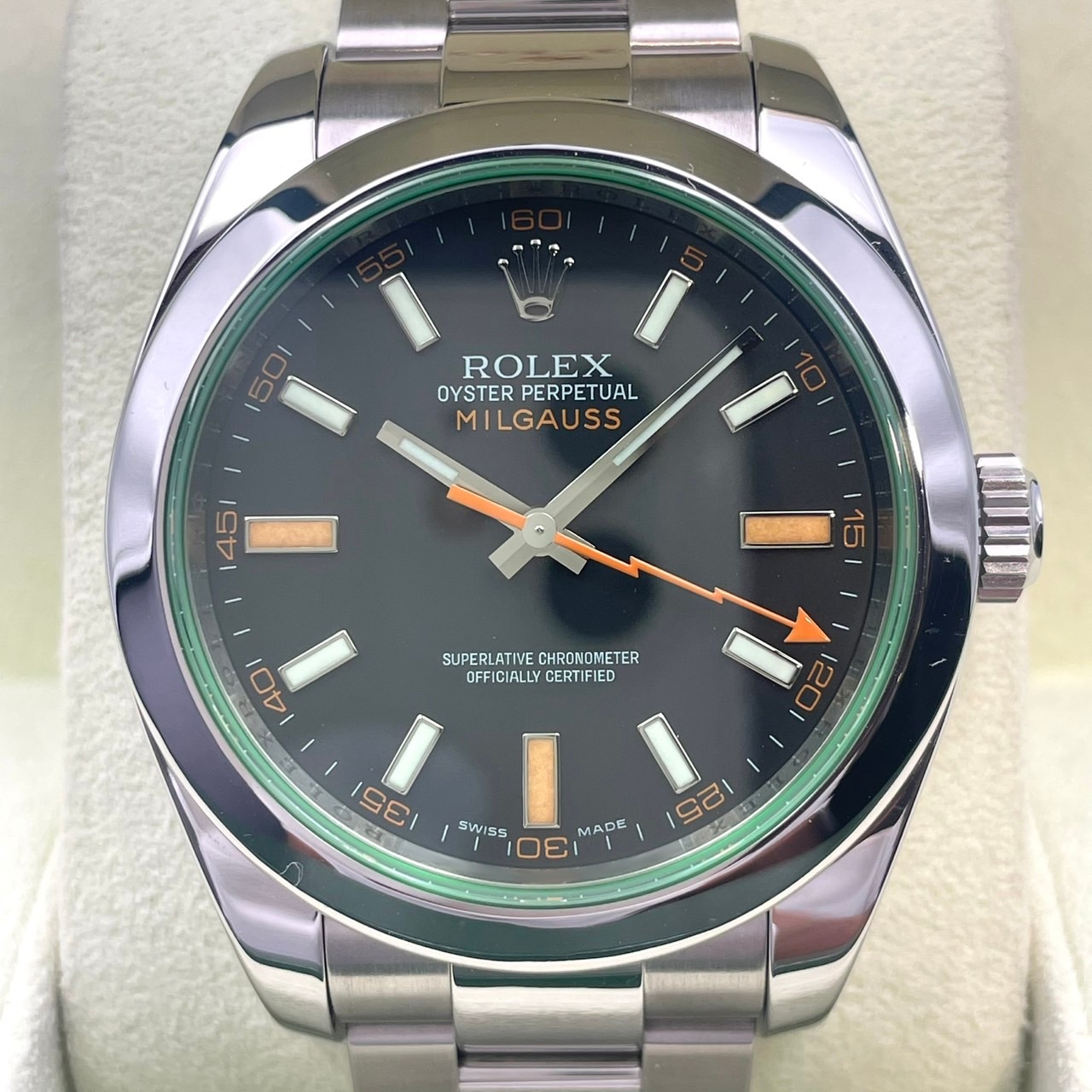ROLEX(å) ߥ륬 116400GV ֥å 2008ǯ9   ST-343 ضŹ