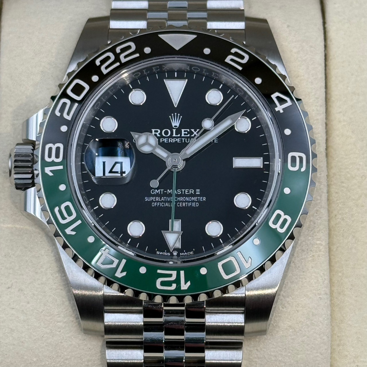 ROLEX (����å���) GMT�ޥ������� 126720VTNR �֥�å� SS ����Ʊ�� ���ض�Ź CAT-864