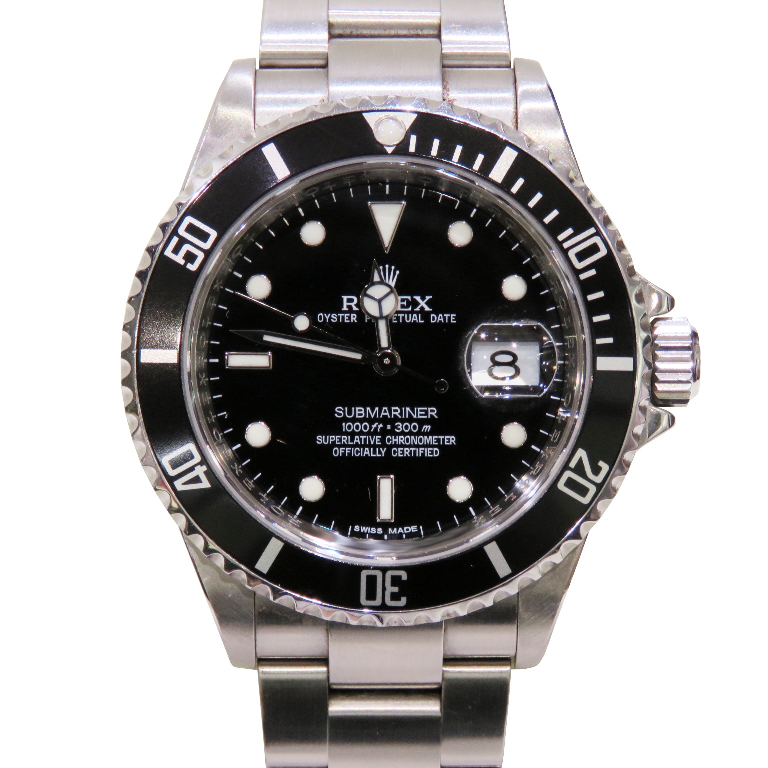 C-158 ROLEX (����å���) ���֥ޥ꡼�ʡ��ǥ��� �ӻ��� 16610 �֥�å� SS ���������� ̤Ĵ�� ��°�ʴ��� ��� ���Ź