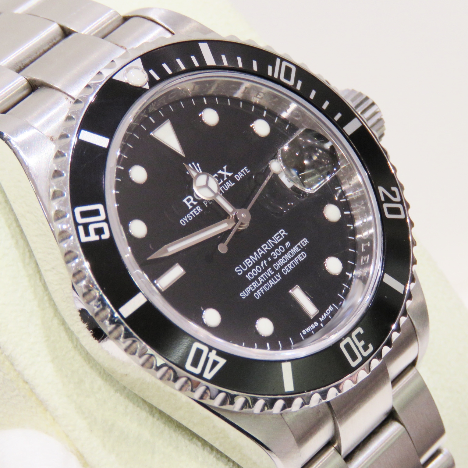 C-158 ROLEX (����å���) ���֥ޥ꡼�ʡ��ǥ��� �ӻ��� 16610 �֥�å� SS ���������� ̤Ĵ�� ��°�ʴ��� ��� ���Ź
