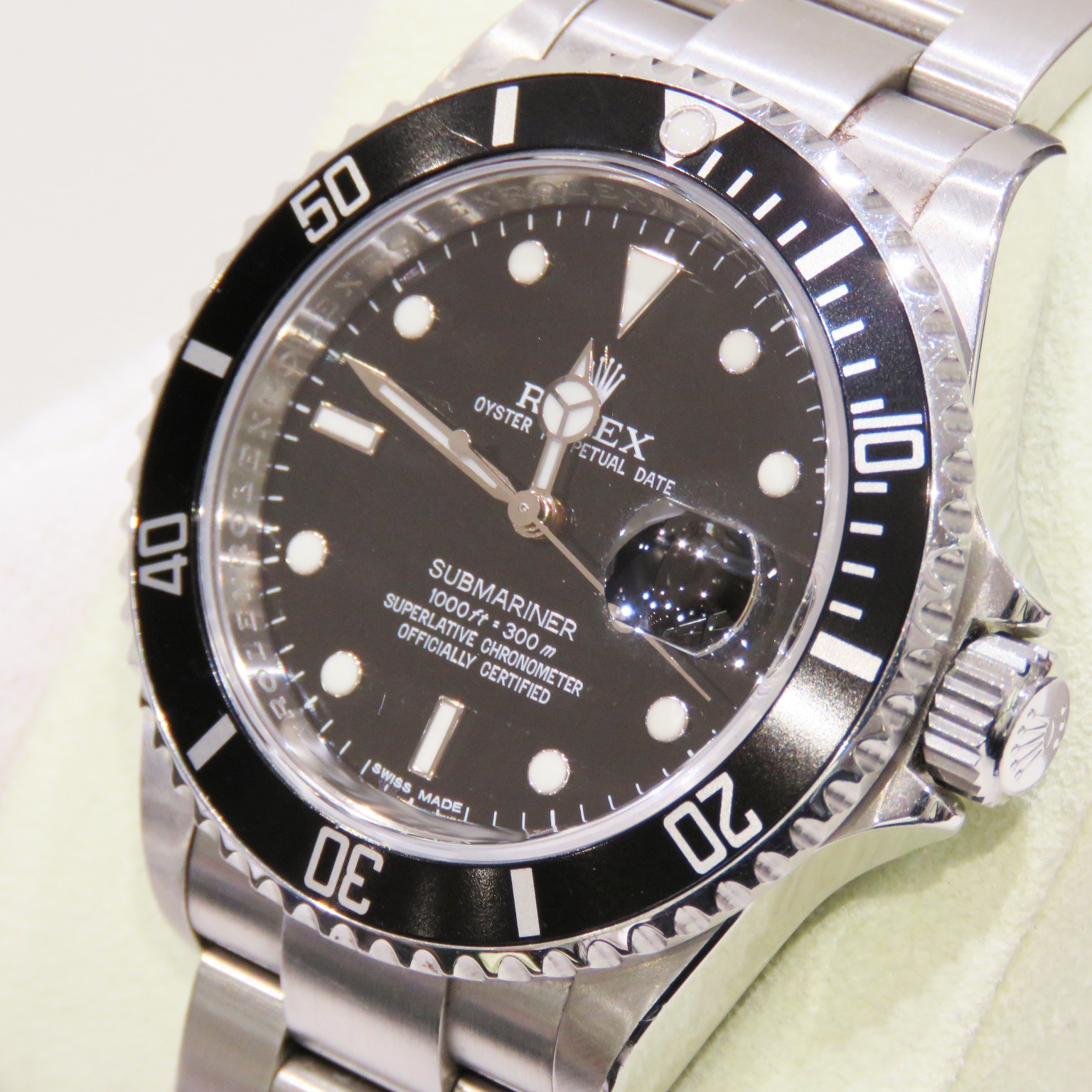 C-158 ROLEX (����å���) ���֥ޥ꡼�ʡ��ǥ��� �ӻ��� 16610 �֥�å� SS ���������� ̤Ĵ�� ��°�ʴ��� ��� ���Ź