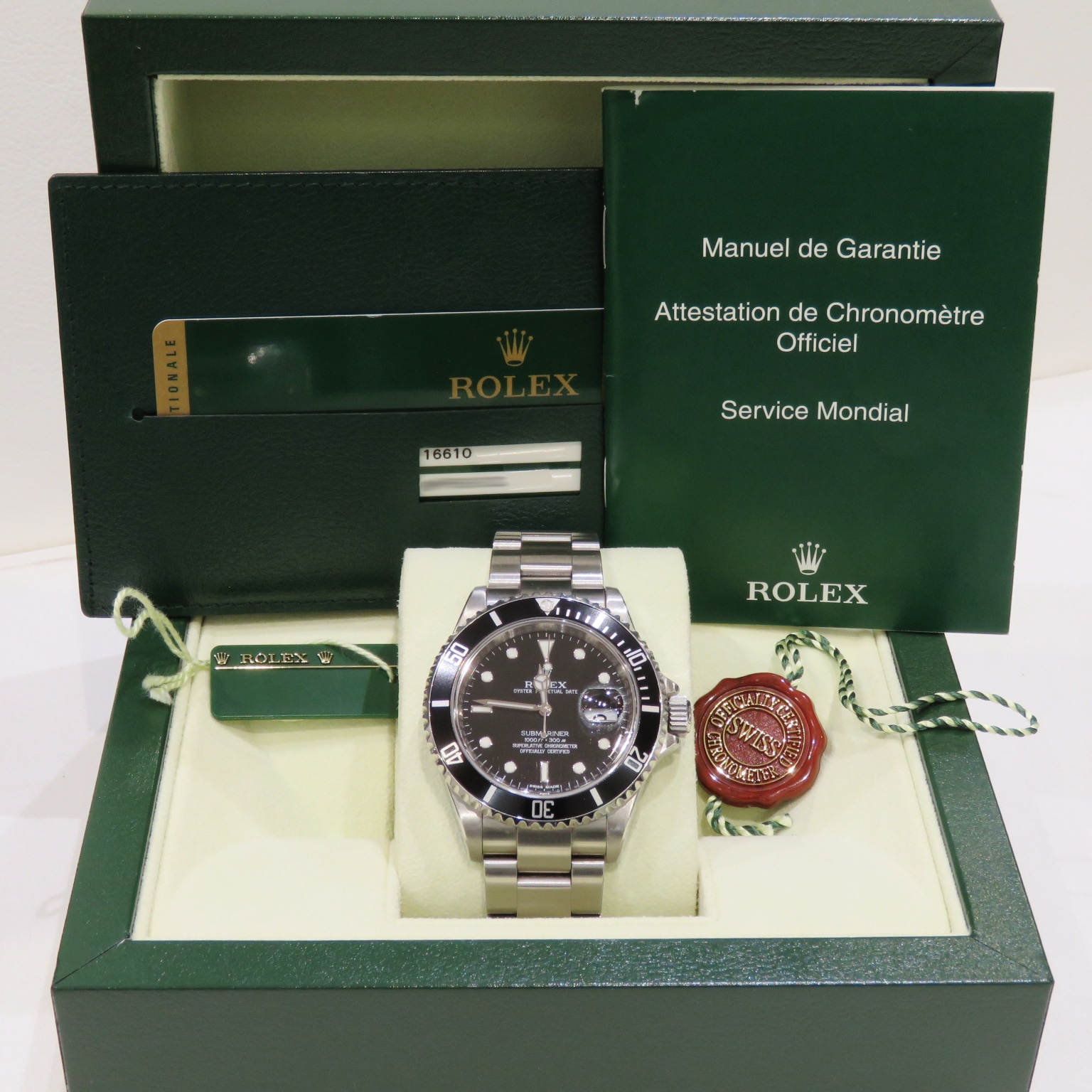 C-158 ROLEX (����å���) ���֥ޥ꡼�ʡ��ǥ��� �ӻ��� 16610 �֥�å� SS ���������� ̤Ĵ�� ��°�ʴ��� ��� ���Ź