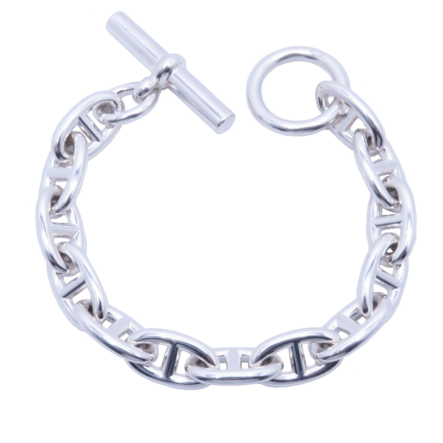 HERMES(エルメス)/シェーヌダンクルGM/シルバー/13コマ/約22cm/中古美