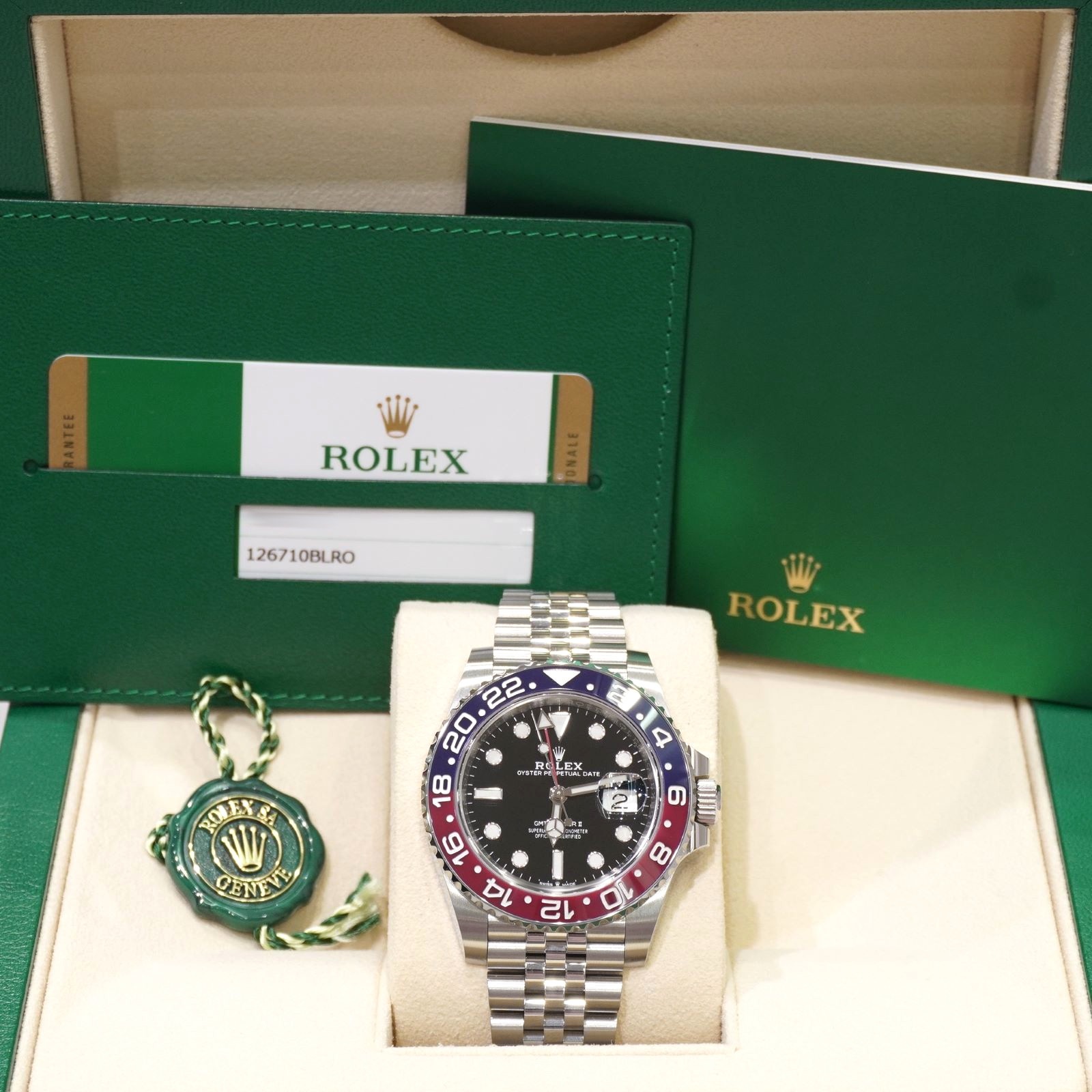 C-205 ROLEX (����å���) GMT�ޥ������� �ӻ��� 126710BLRO �֥�å� SS ����ӥ꡼ ̤Ĵ�� ��°�ʴ��� ������� ���Ź