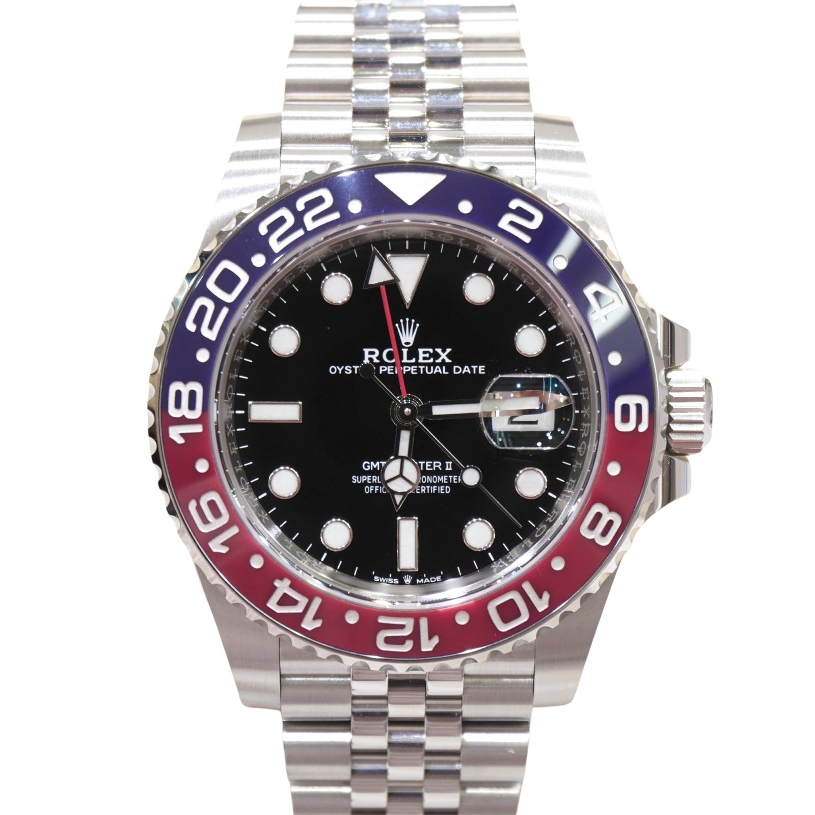 C-205 ROLEX (����å���) GMT�ޥ������� �ӻ��� 126710BLRO �֥�å� SS ����ӥ꡼ ̤Ĵ�� ��°�ʴ��� ������� ���Ź