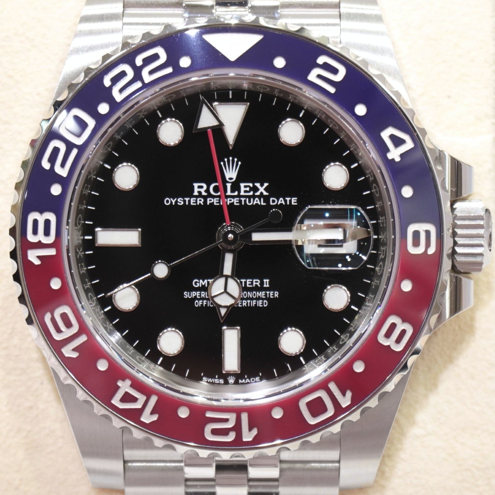 C-205 ROLEX (����å���) GMT�ޥ������� �ӻ��� 126710BLRO �֥�å� SS ����ӥ꡼ ̤Ĵ�� ��°�ʴ��� ������� ���Ź