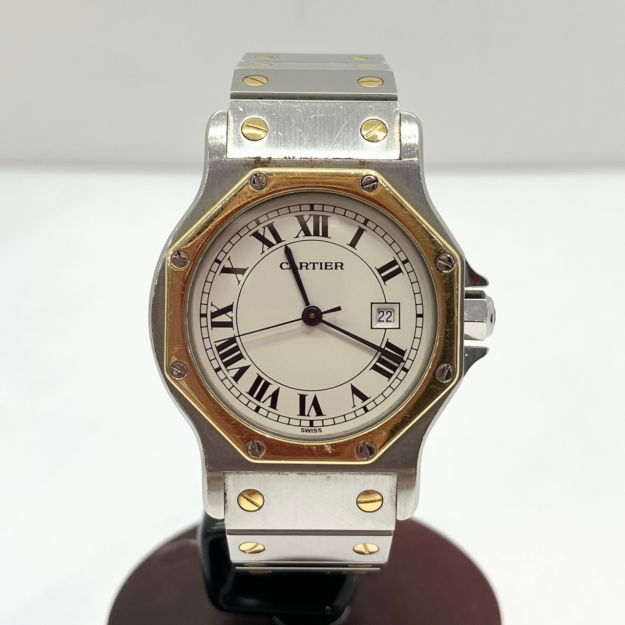 Cartier(カルティエ) サントス オクタゴン 2966 ホワイト文字盤 内箱