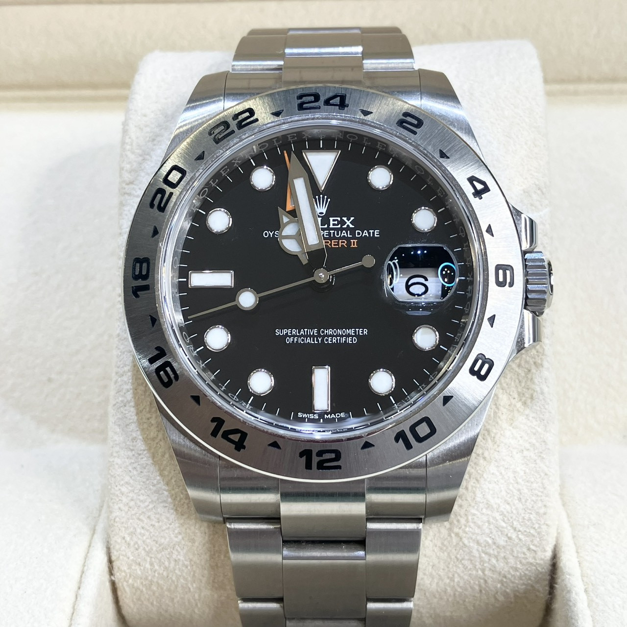 ROLEX(ロレックス) エクスプローラーⅡ 216570 黒文字盤 2020年9月