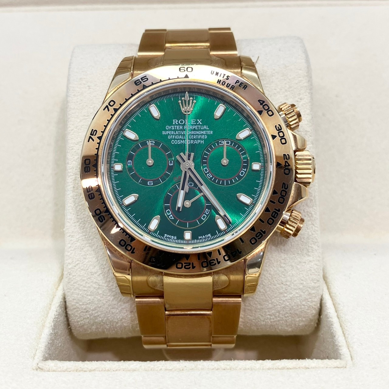 ROLEX(ロレックス) デイトナ 116508 グリーン文字盤 2017年4月 中古品
