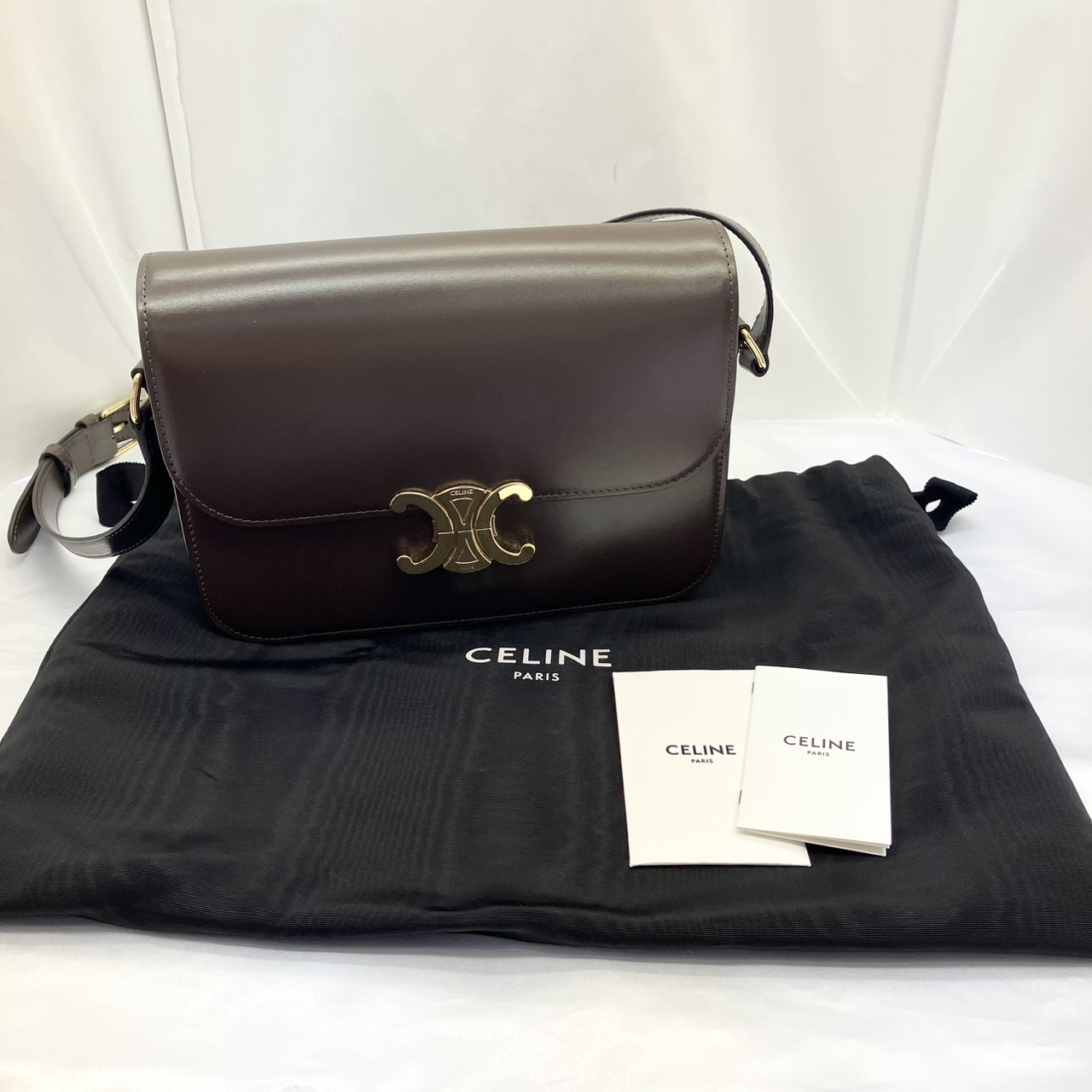 CELINE(���꡼��) �ȥꥪ��� ���饷�å��ߥǥ����� ���������Хå� 187363 �֥饦�� �����ե����� ����� UB-36 (����Ź)