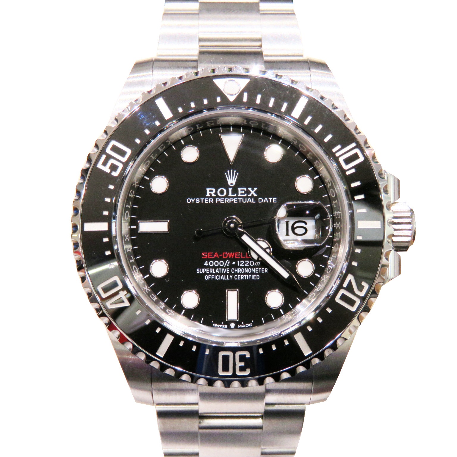 ROLEX (����å���) �����ɥ����顼 �ӻ��� 126600 �֥�å� SS ���������� ̤Ĵ�� ̤���� U-019 ���Ź