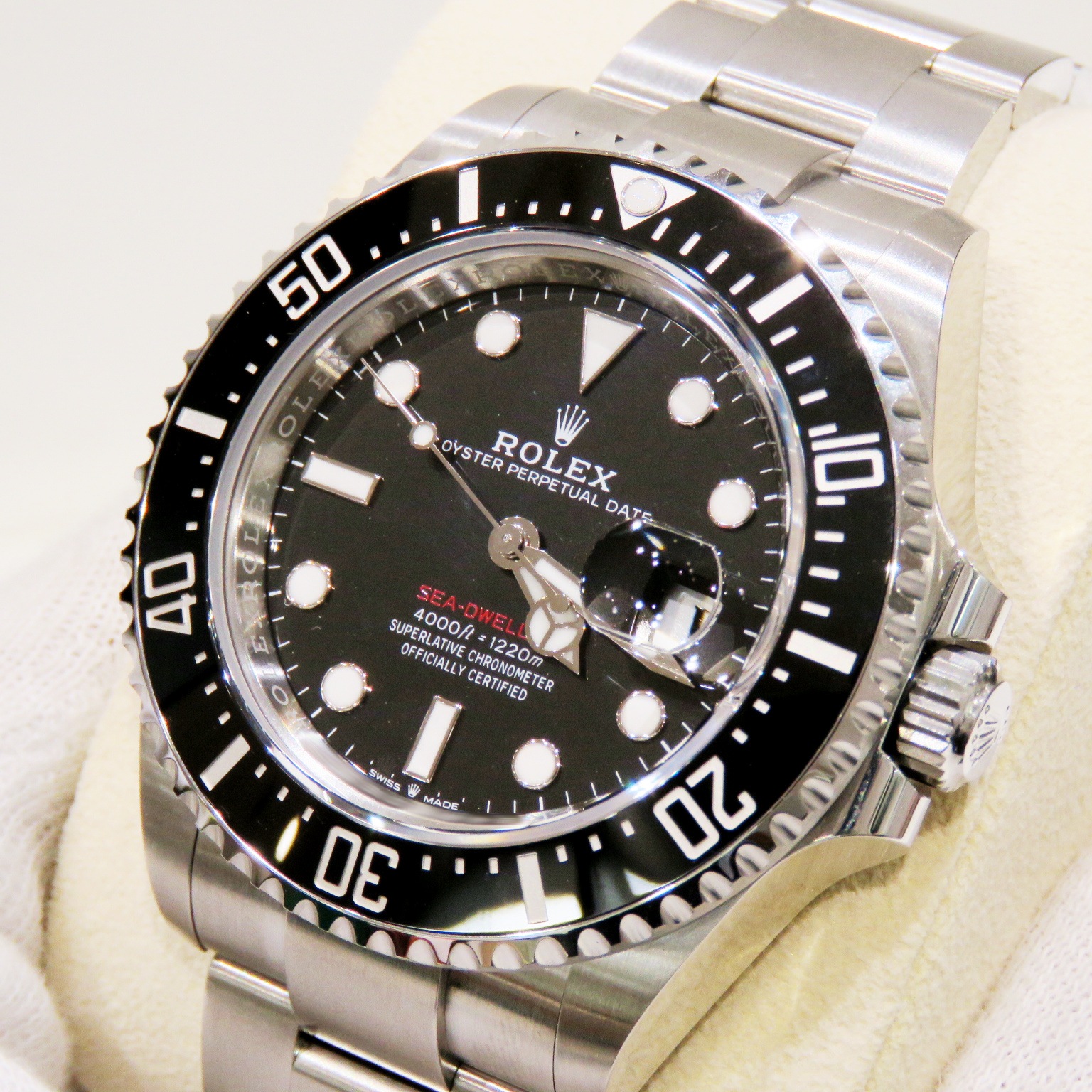 ROLEX (����å���) �����ɥ����顼 �ӻ��� 126600 �֥�å� SS ���������� ̤Ĵ�� ̤���� U-019 ���Ź