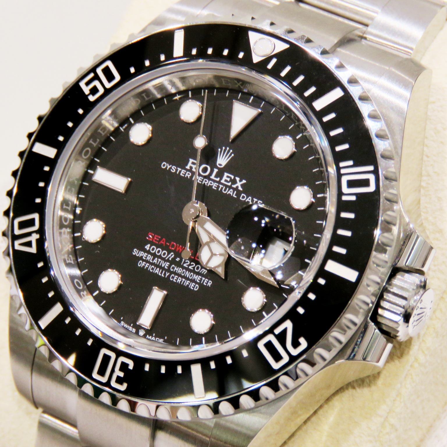 ROLEX (����å���) �����ɥ����顼 �ӻ��� 126600 �֥�å� SS ���������� ̤Ĵ�� ̤���� U-019 ���Ź