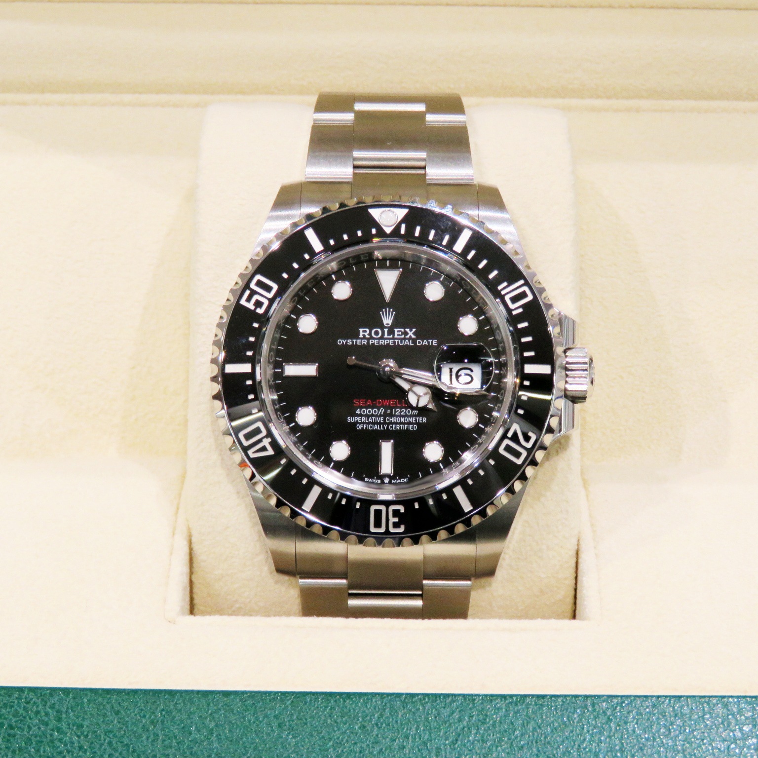 ROLEX (����å���) �����ɥ����顼 �ӻ��� 126600 �֥�å� SS ���������� ̤Ĵ�� ̤���� U-019 ���Ź