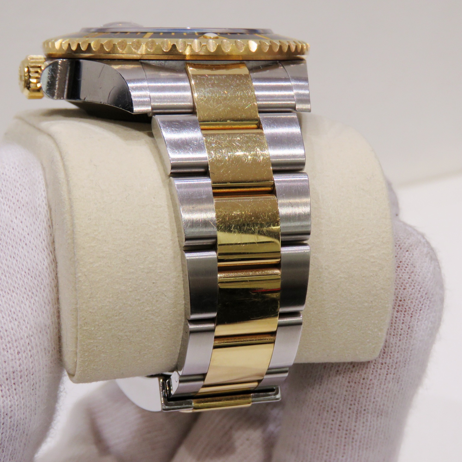 B-015 ROLEX (����å���) �����ɥ����顼 �ӻ��� 126603 �֥�å� SS/YG ���������� ��°�ʴ��� ��� ���Ź