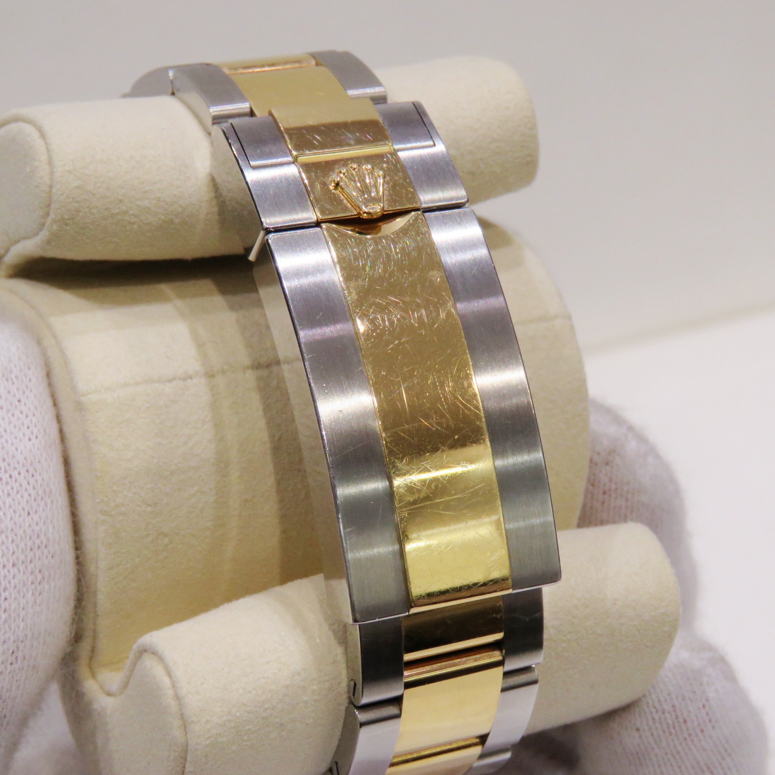 B-015 ROLEX (����å���) �����ɥ����顼 �ӻ��� 126603 �֥�å� SS/YG ���������� ��°�ʴ��� ��� ���Ź