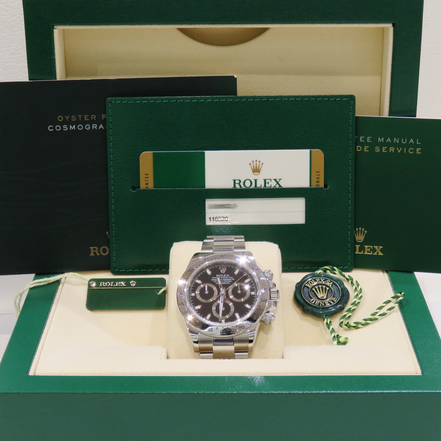 B-217 ROLEX (����å���) �����⥰��եǥ��ȥ� �ӻ��� 116520 �֥�å� SS ���������� ���̥Хå��� ̤Ĵ�� ��°�ʴ��� ������� ���Ź