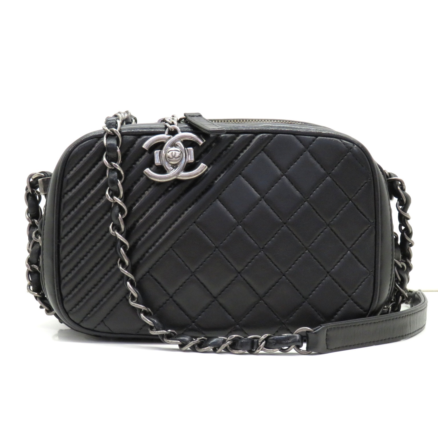 シャネルカメラバッグ(直営店) CHANEL(シャネル) ココボーイ カメラバッグ チェーンショルダー