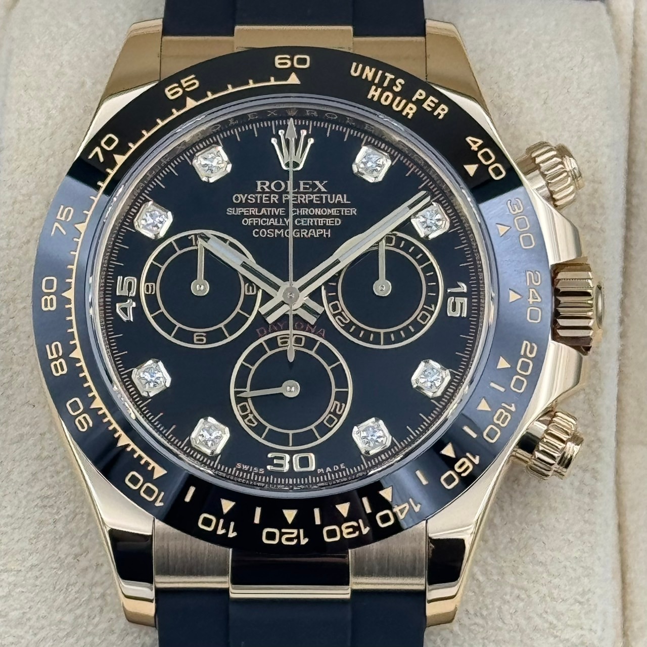 ROLEX(����å���) �����⥰��եǥ��ȥ� 116518LN 8PD�֥�å� YG/��С� ����Ʊ�� ���ض�Ź CAT-844