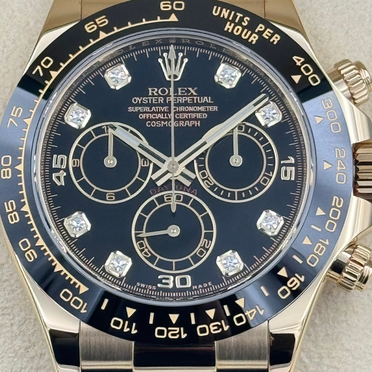 ROLEX(����å���) �����⥰��եǥ��ȥ� 116518LN 8PD�֥�å� YG/��С� ����Ʊ�� ���ض�Ź CAT-844