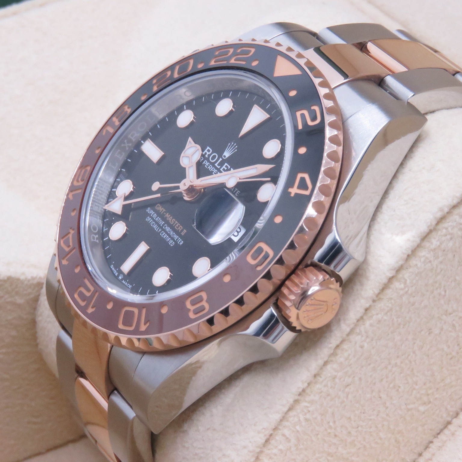 ROLEX(����å���)/GMT�ޥ�������/126711CHNR/���ե�����/�֥�å�/����������/����Ĵͭ/2024.7��/���A/NAC-600��̾�Ų�Ź��