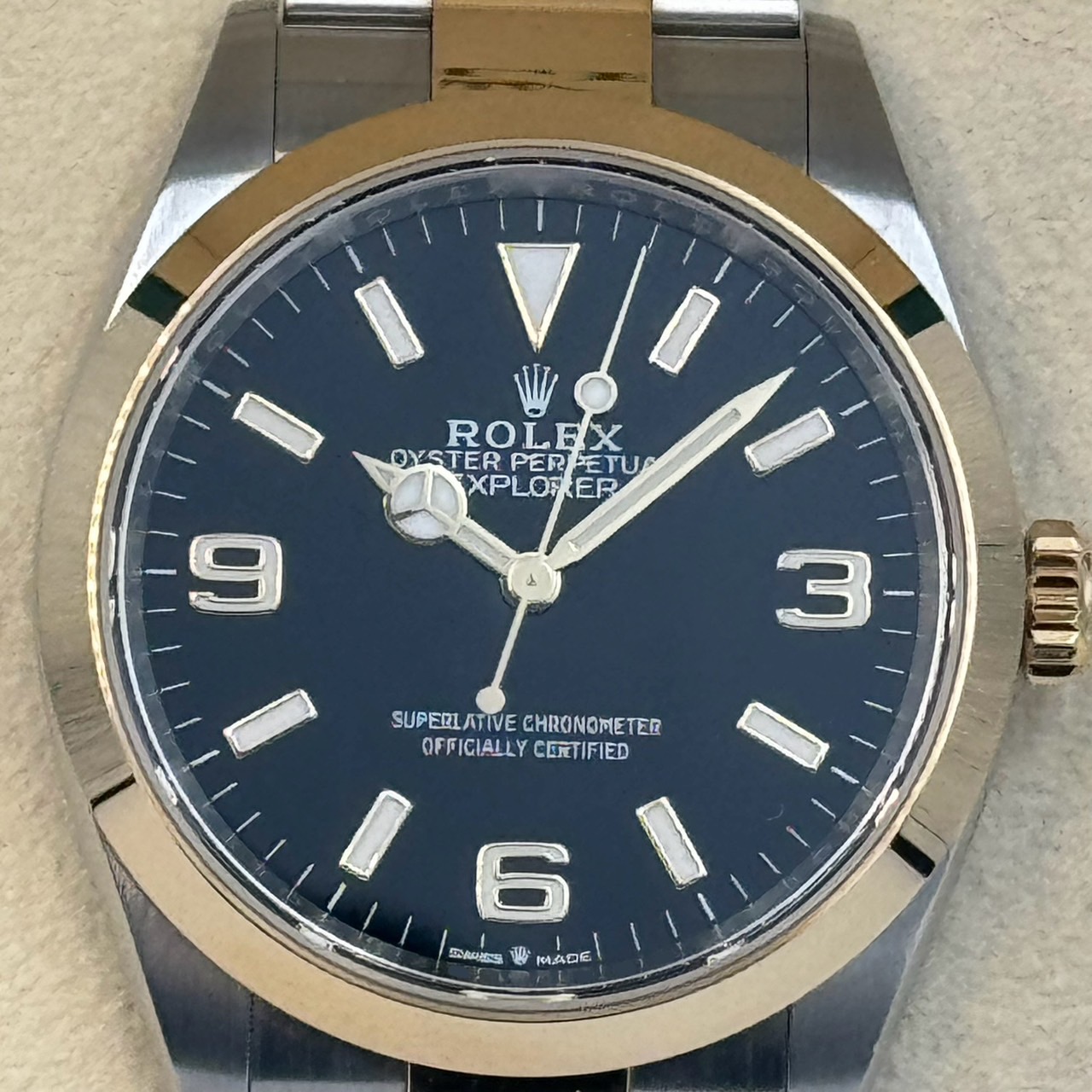 ROLEX (����å���) �������ץ����顼36 124273 �֥�å� SS/YG ������� ���ض�Ź CAT-319