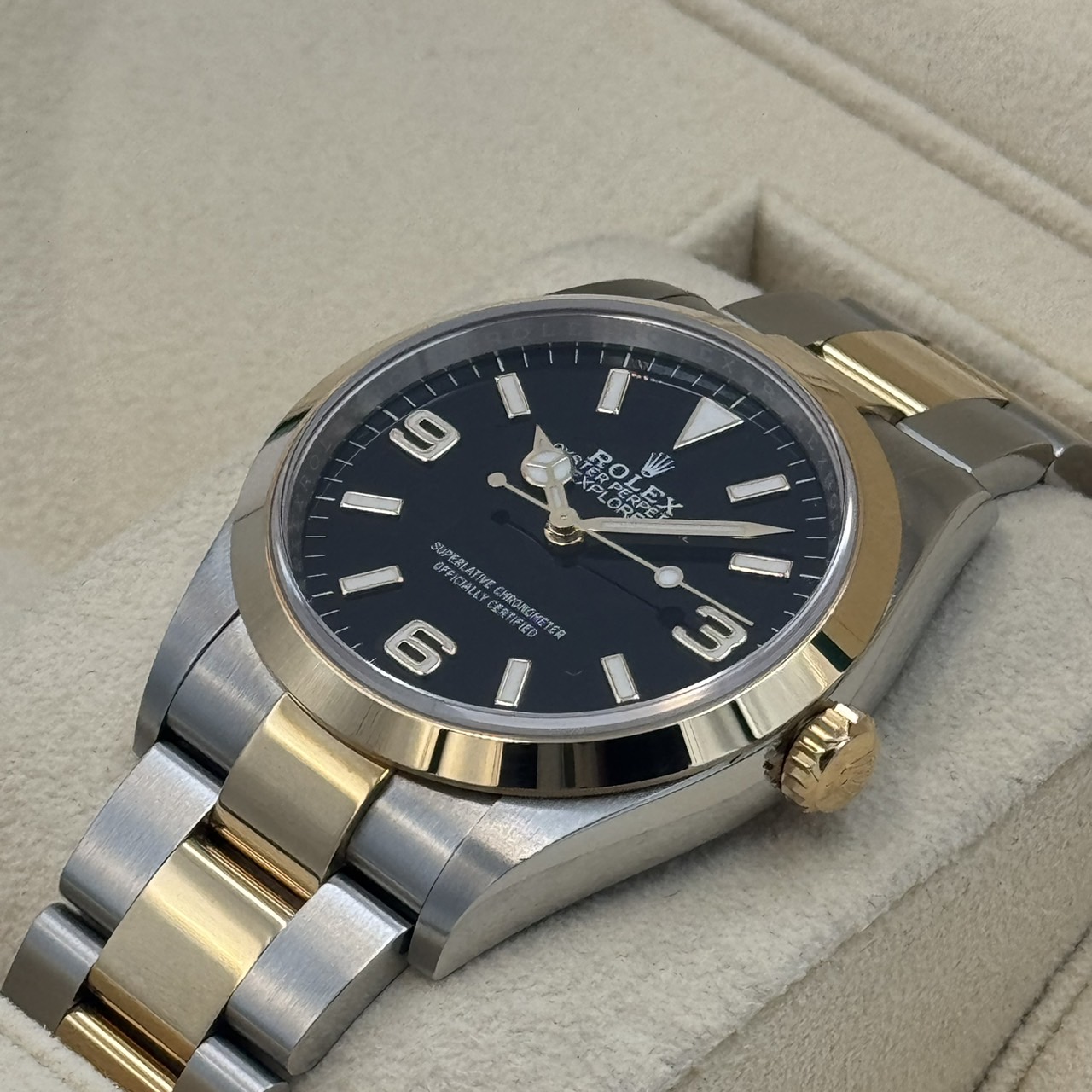 ROLEX (����å���) �������ץ����顼36 124273 �֥�å� SS/YG ������� ���ض�Ź CAT-319