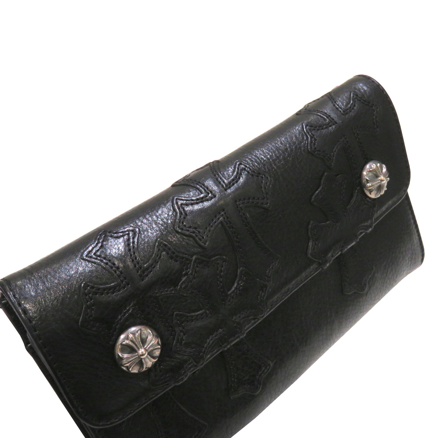 CHROME HEARTS (������ϡ���) �������֥������ѥå� Ĺ���� �֥�å� �쥶�� ���A V21 ���Ź