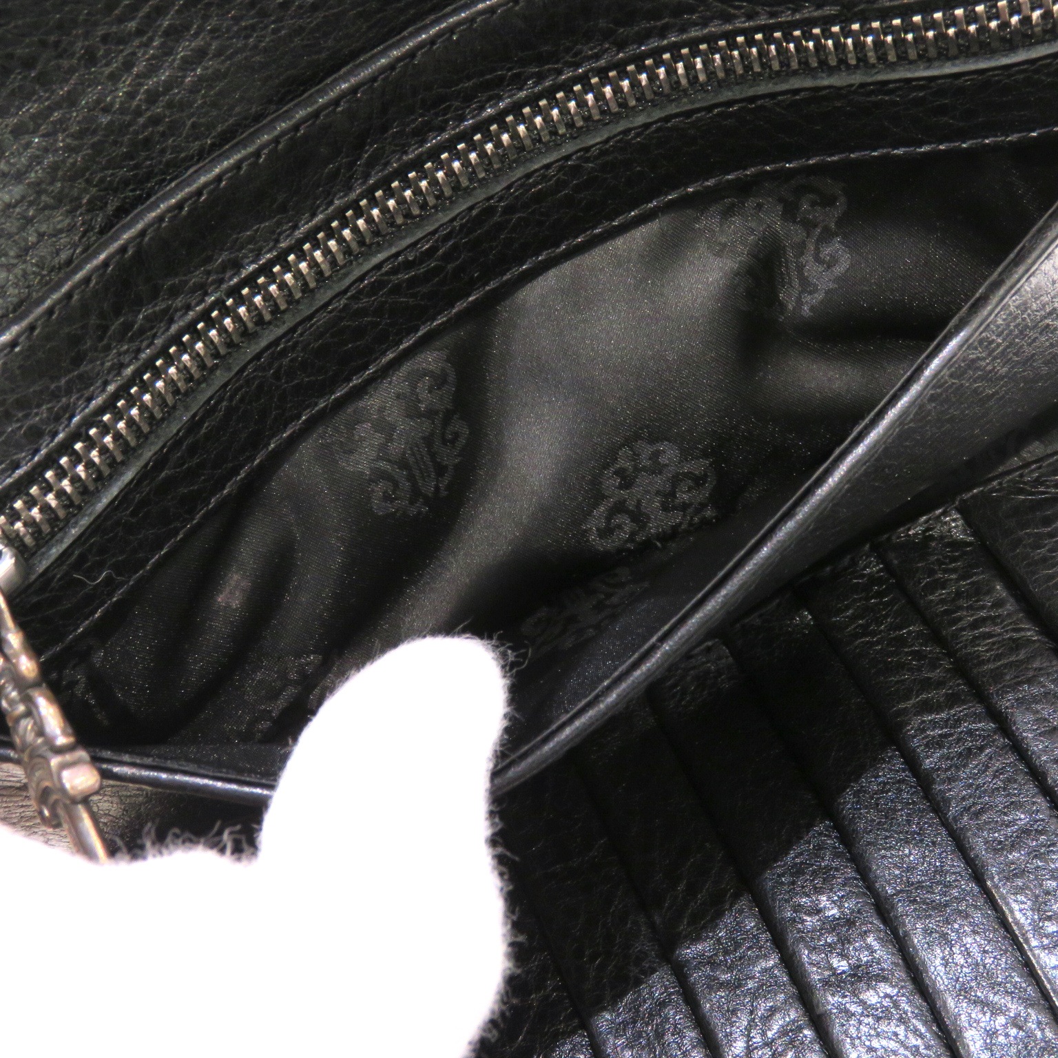 CHROME HEARTS (������ϡ���) �������֥������ѥå� Ĺ���� �֥�å� �쥶�� ���A V21 ���Ź