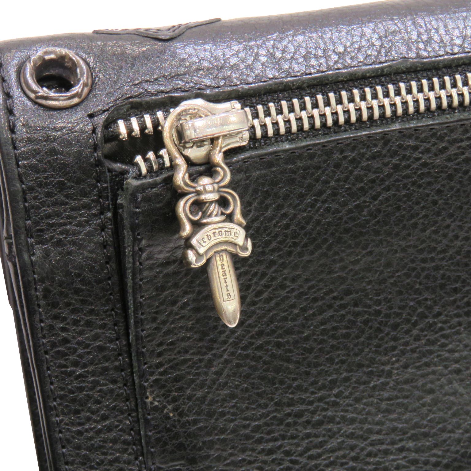 CHROME HEARTS (������ϡ���) �������֥������ѥå� Ĺ���� �֥�å� �쥶�� ���A V21 ���Ź