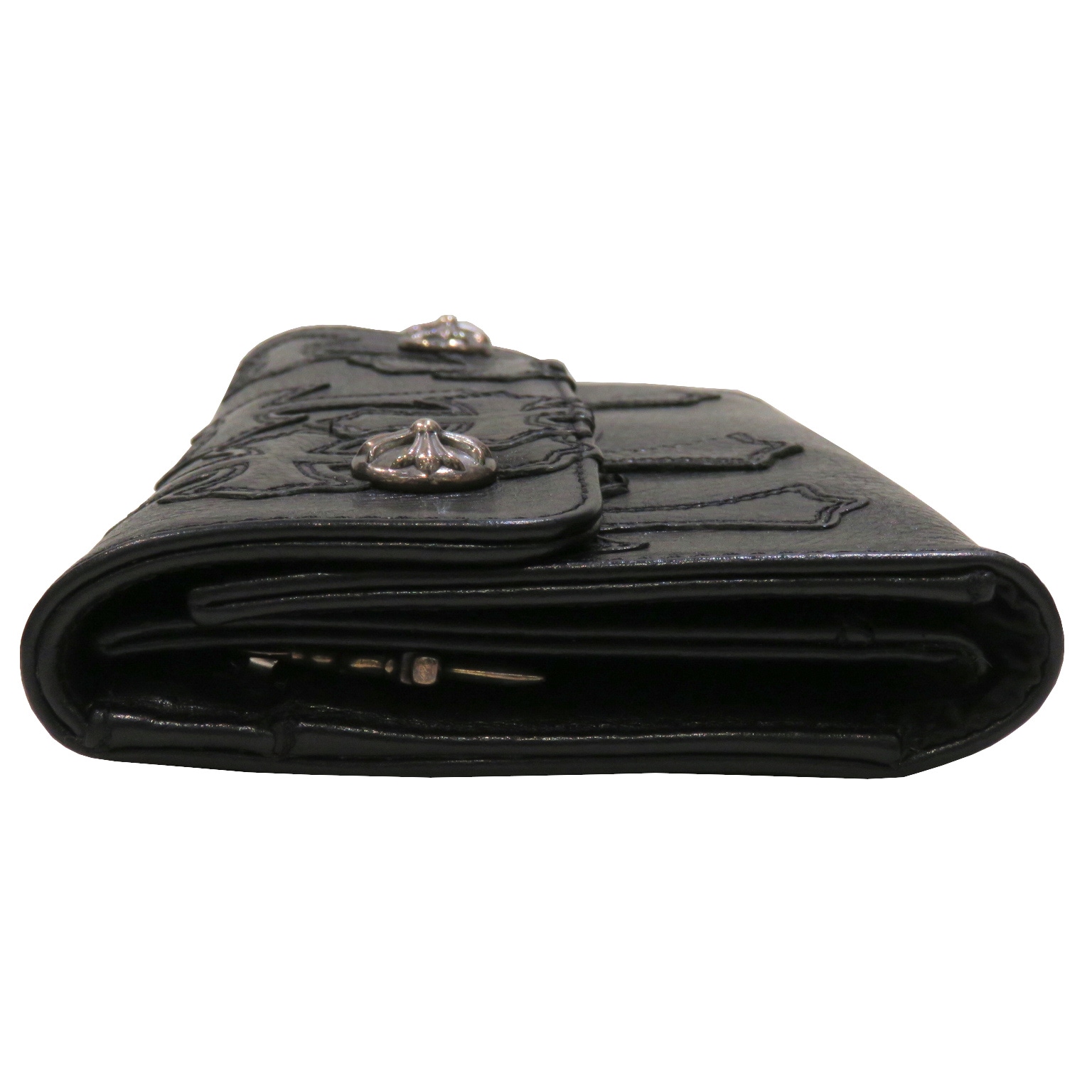 CHROME HEARTS (������ϡ���) �������֥������ѥå� Ĺ���� �֥�å� �쥶�� ���A V21 ���Ź