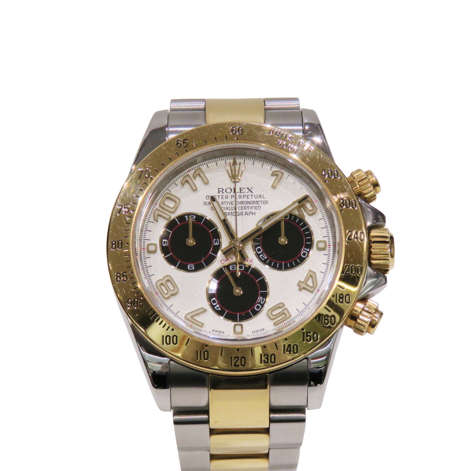 ROLEX (����å���) �����⥰��եǥ��ȥ� �ӻ��� 116523 �ۥ磻�ȥ���ӥ� SS/YG ���������� ��°�ʴ��� ��� Y-189 ���Ź