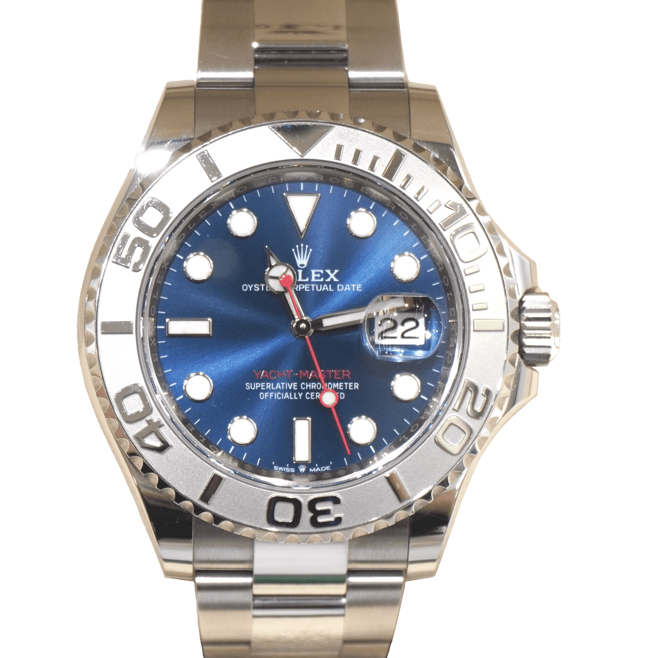 C-359 ROLEX (ロレックス) ヨットマスター40 腕時計 126622 ブルー SS 