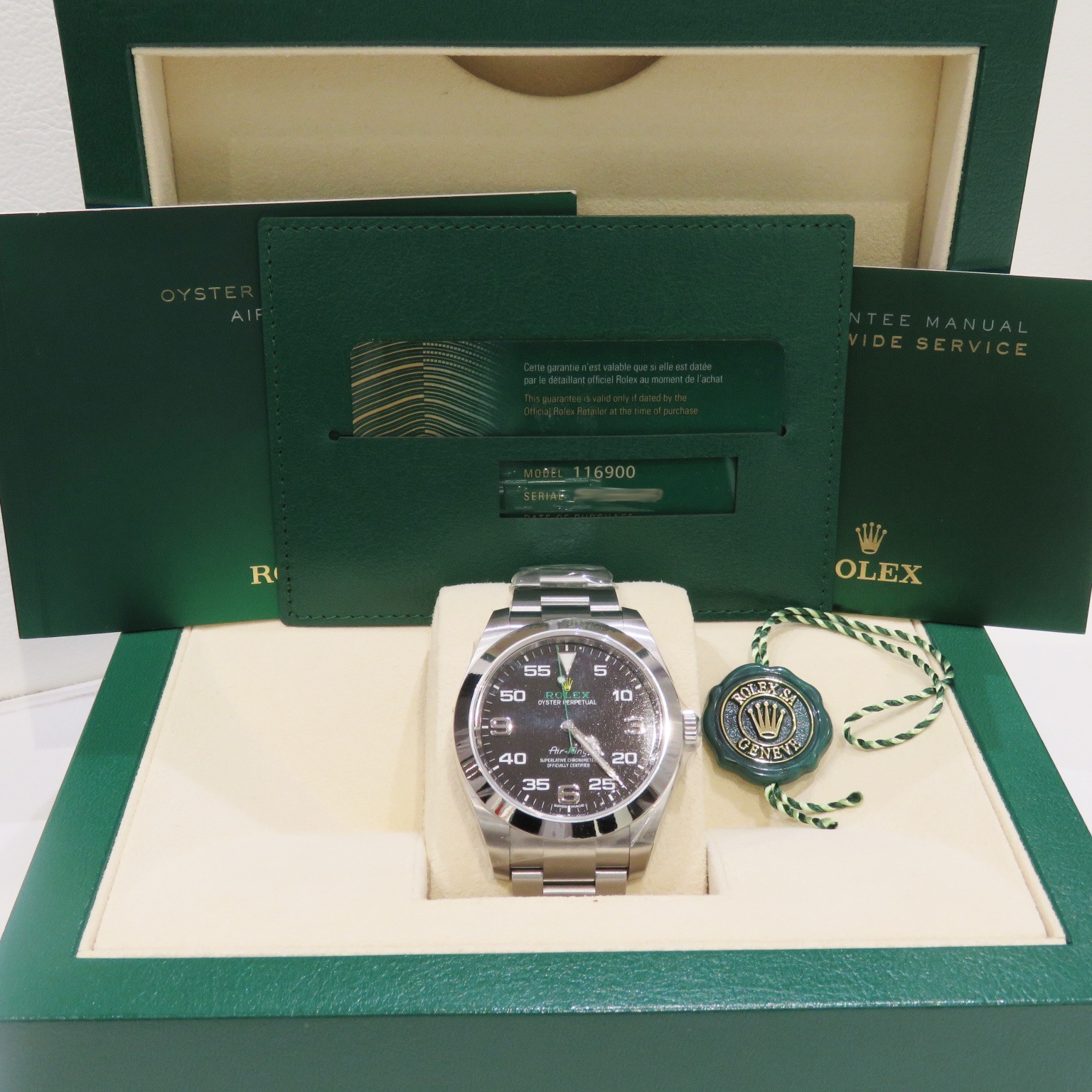 ROLEX (����å���) �������� �ӻ��� 116900 �֥�å� SS ���������� ̤Ĵ�� ��°�ʴ��� ̤���� A-032 ���Ź