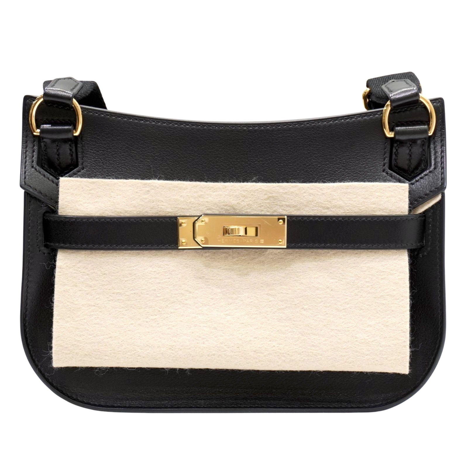 HERMES (エルメス) ジプシエールミニ ブラック(G金具) エヴァー