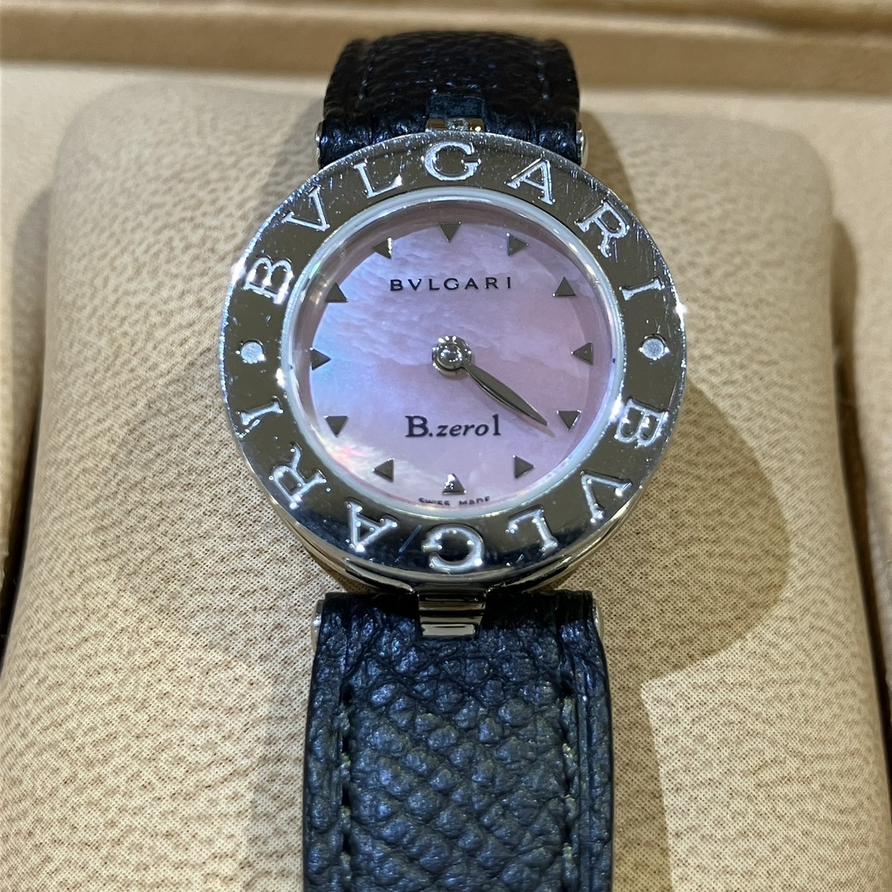 BVLGARI (ブルガリ) ビー・ゼロワン 時計 BZ22S ピンクシェル SS