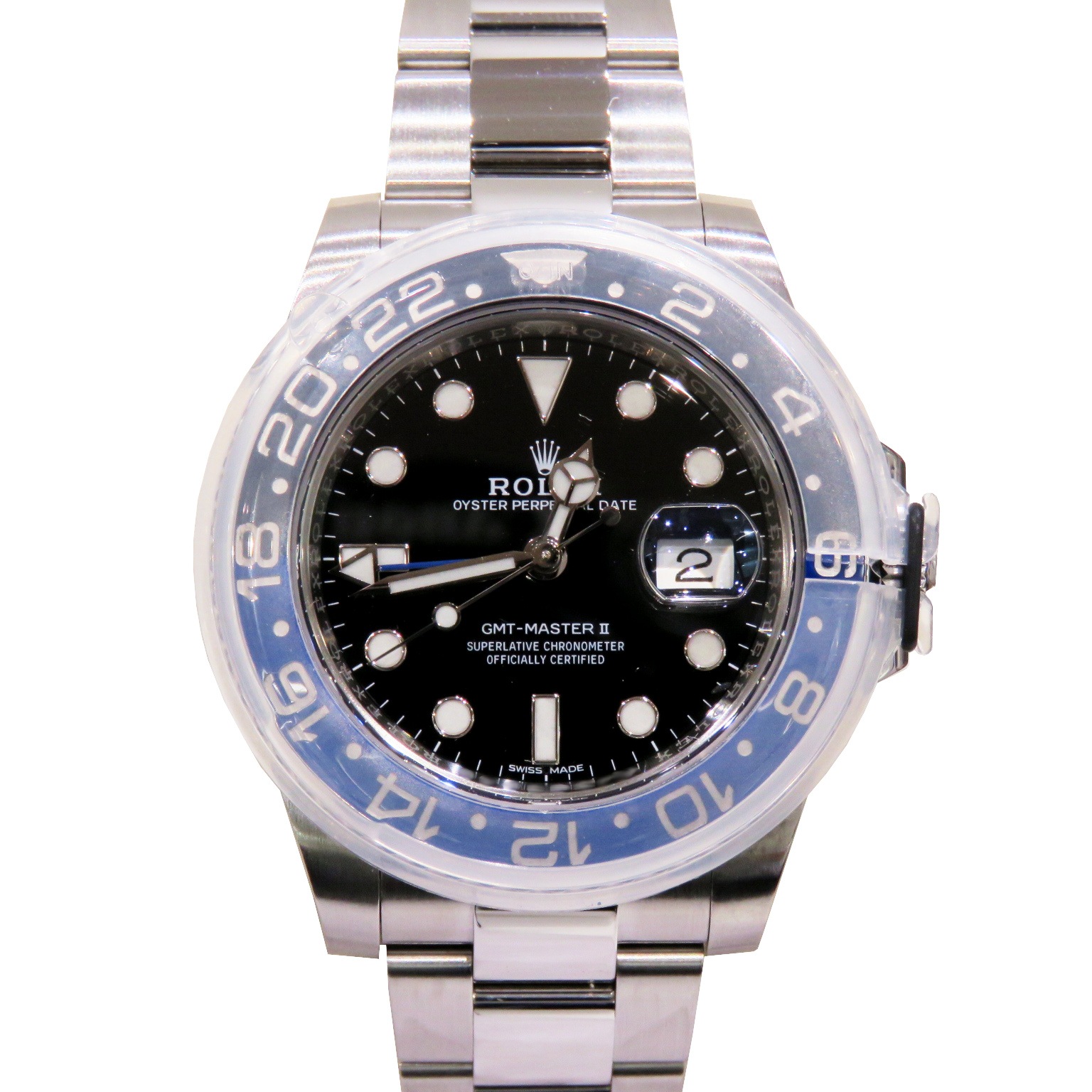 ROLEX (ロレックス) GMTマスターⅡ 腕時計 116710BLNR ブラック 