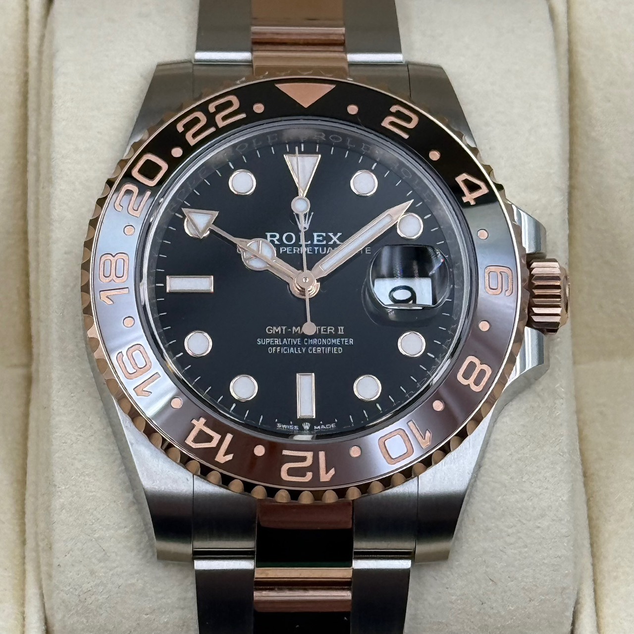 ROLEX (����å���) GMT�ޥ������� 126711CHNR �֥�å� ERG/SS ������� ���ض�Ź ST-631