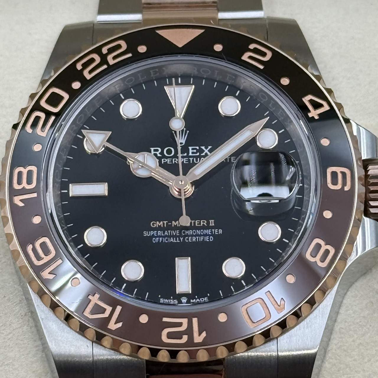 ROLEX (����å���) GMT�ޥ������� 126711CHNR �֥�å� ERG/SS ������� ���ض�Ź ST-631