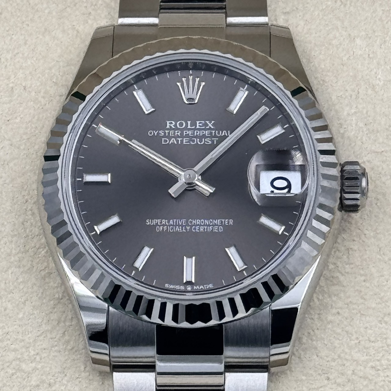 ROLEX (����å���) �ǥ��ȥ��㥹��31 278274 ���������졼 SS/WG ̤���� ���ض�Ź ST195