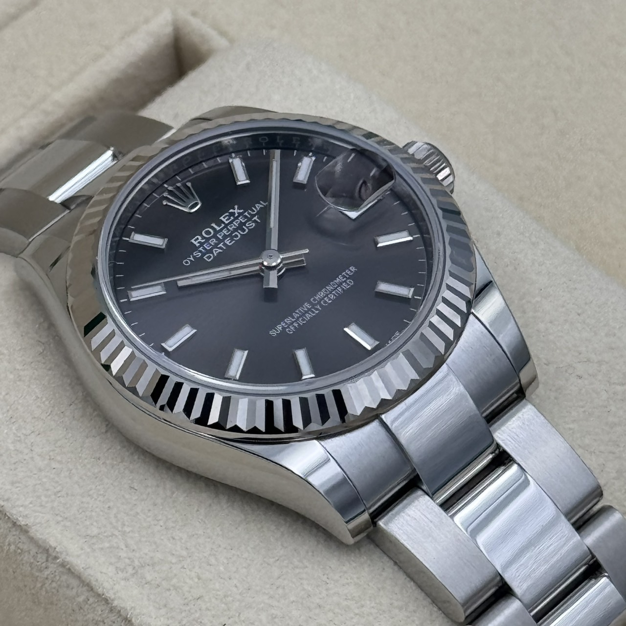 ROLEX (����å���) �ǥ��ȥ��㥹��31 278274 ���������졼 SS/WG ̤���� ���ض�Ź ST195