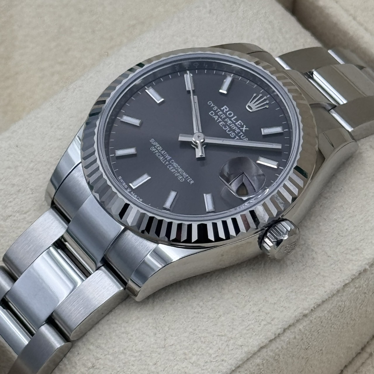 ROLEX (����å���) �ǥ��ȥ��㥹��31 278274 ���������졼 SS/WG ̤���� ���ض�Ź ST195