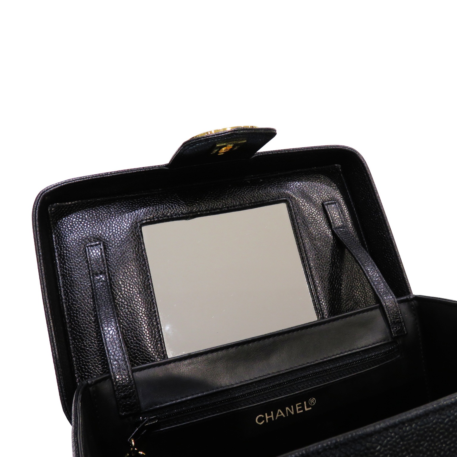 CHANEL (����ͥ�) ������ơ��� �����ޡ��� �Х˥ƥ��Хå� �֥�å�(������ɶ��) ����ӥ������� ���A V45 ���Ź