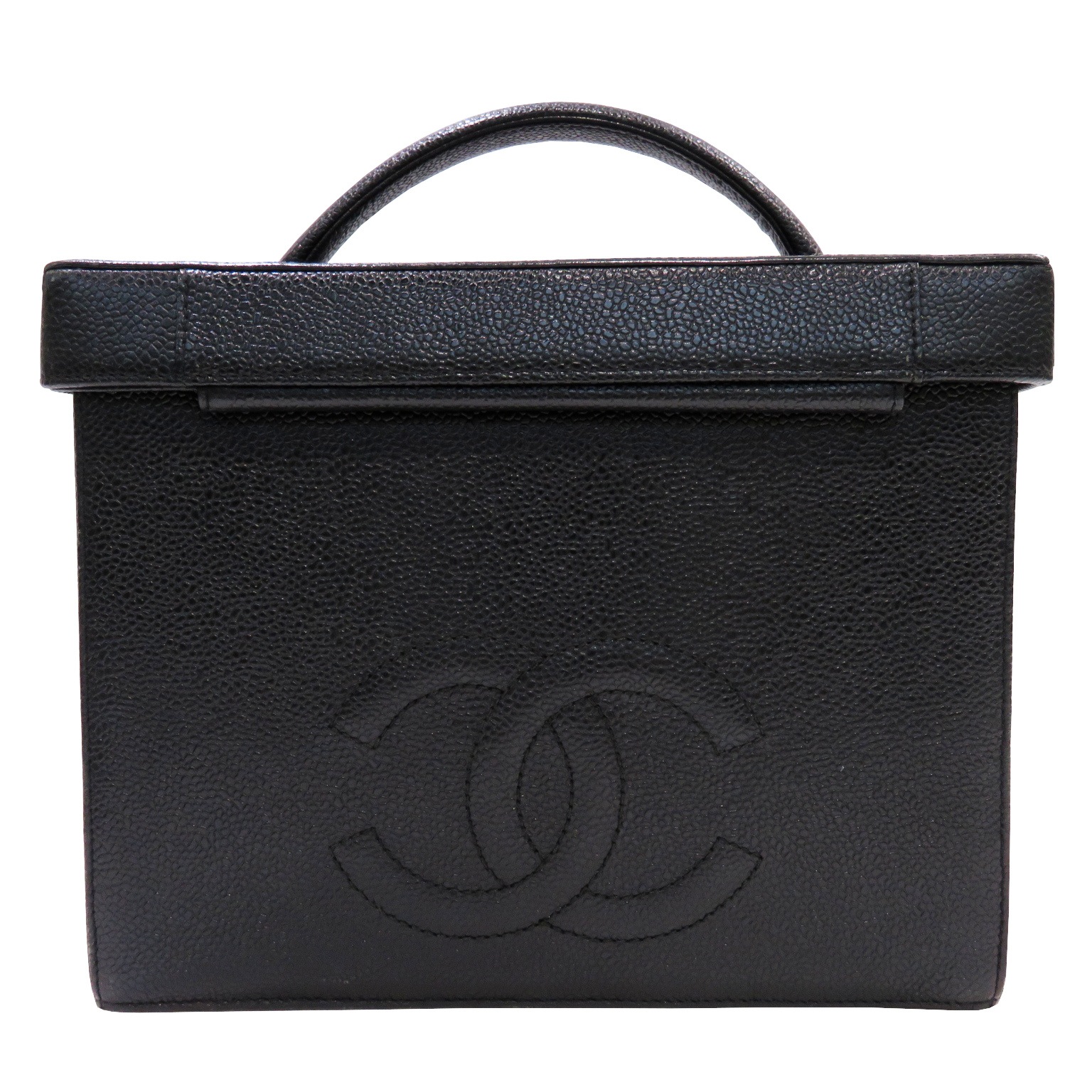 CHANEL (����ͥ�) ������ơ��� �����ޡ��� �Х˥ƥ��Хå� �֥�å�(������ɶ��) ����ӥ������� ���A V45 ���Ź