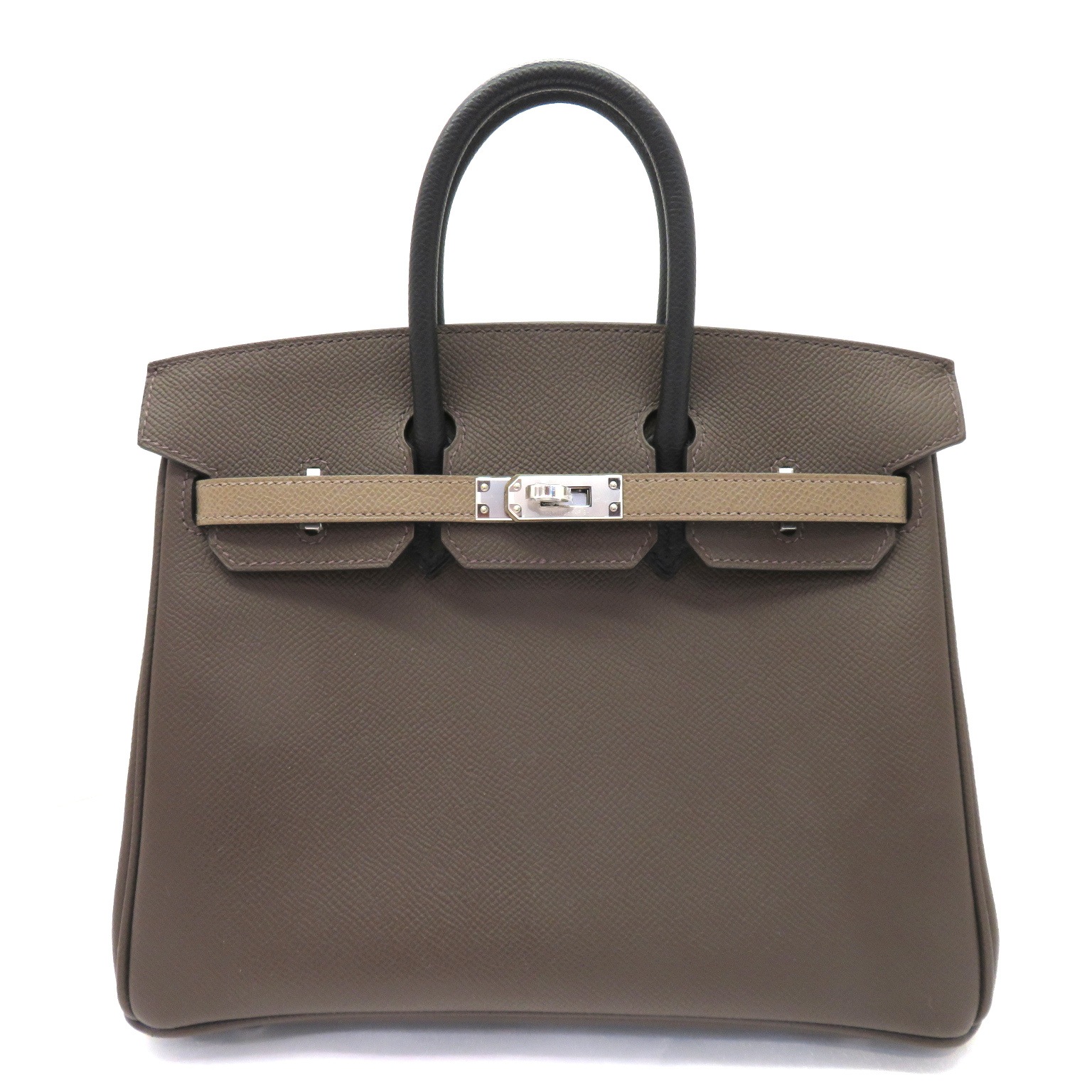 HERMES(エルメス) バーキン25 トリコロール エコルセxブラックx