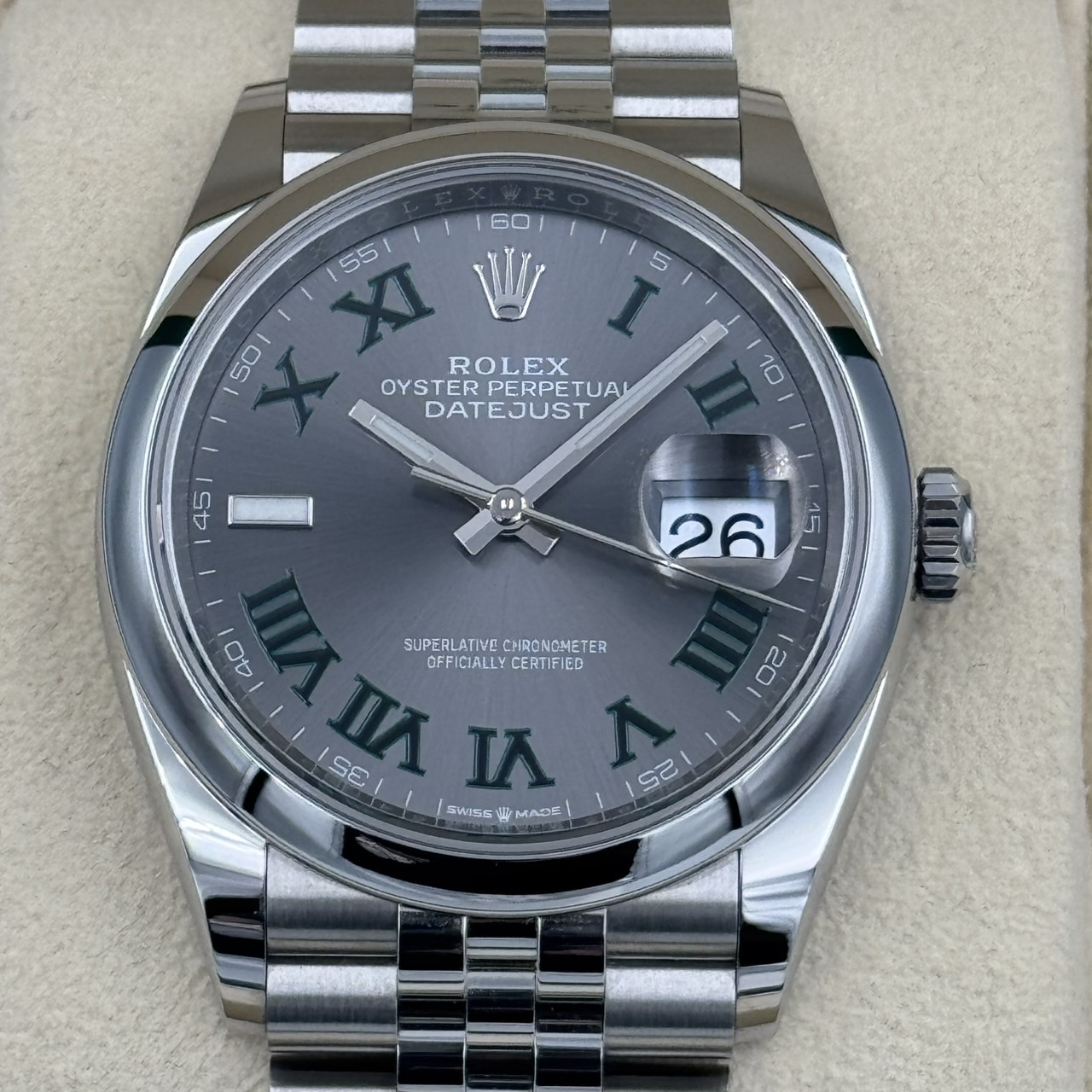 ROLEX�ʥ���å����˥ǥ��ȥ��㥹��36 126200 ���졼�ȥ����� ������� ���ض�Ź ST-194