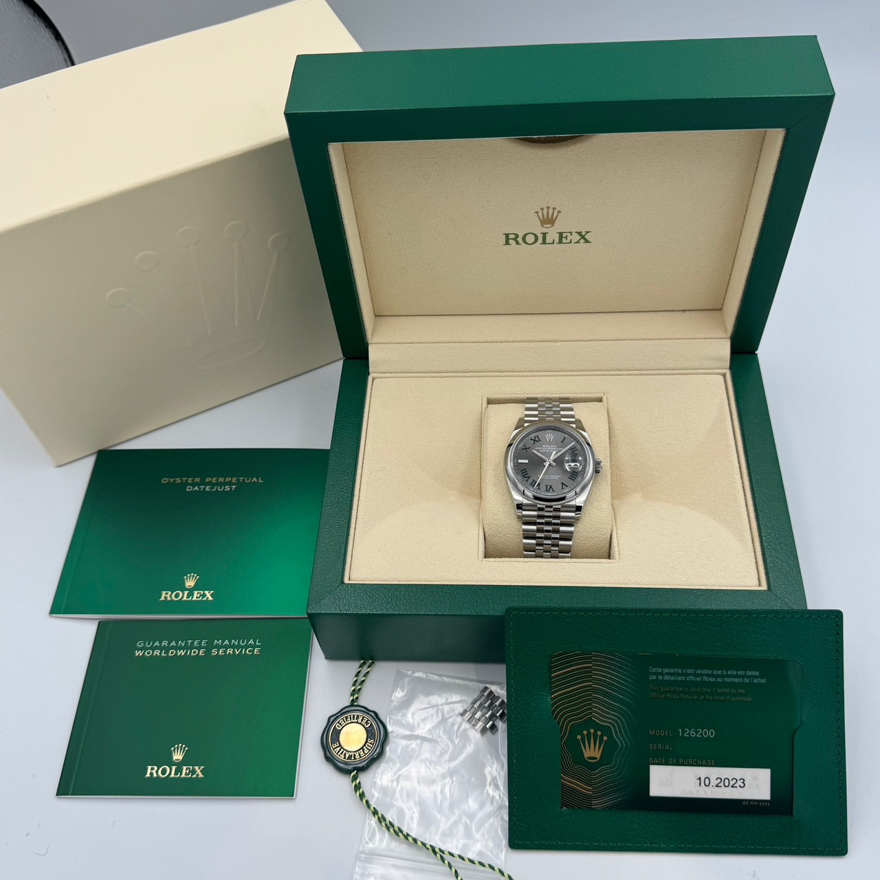 ROLEX�ʥ���å����˥ǥ��ȥ��㥹��36 126200 ���졼�ȥ����� ������� ���ض�Ź ST-194