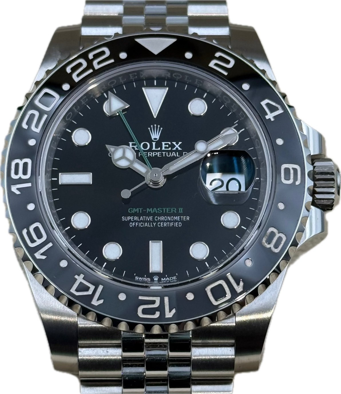 ROLEX(ロレックス) GMTマスターⅡ 126710GRNR オイスター 未使用 完品