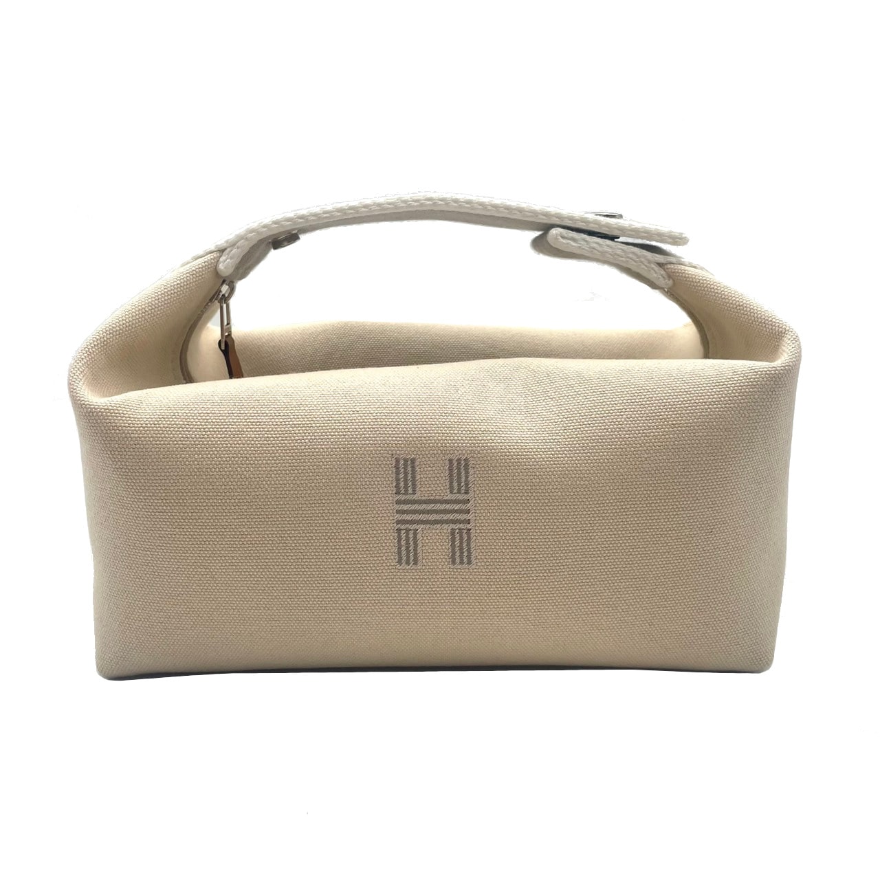 HERMES(エルメス) ブリッド・ア・ブラックPM キャンバス ナチュラル 未 