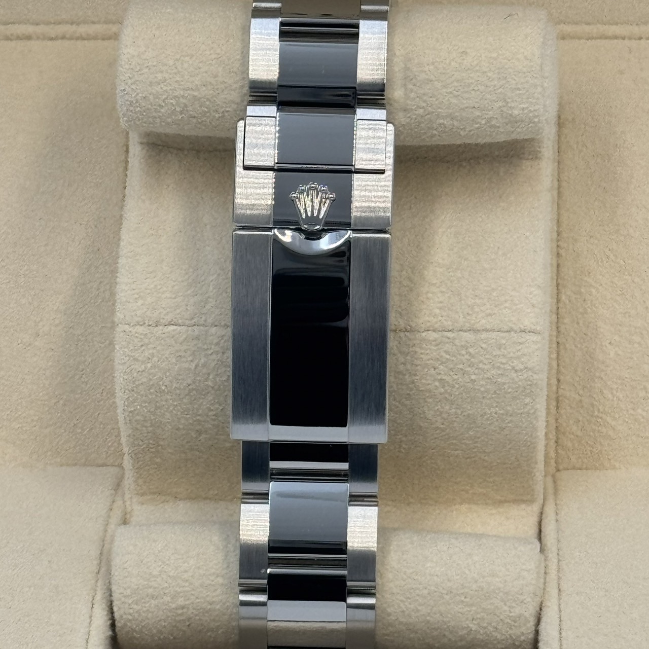 ROLEX (����å���) �����⥰��եǥ��ȥ� 116500LN �֥�å� SS ̤���� ���ض�Ź CAT-351